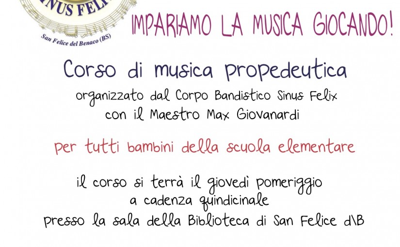 Corso di musica propedeutica