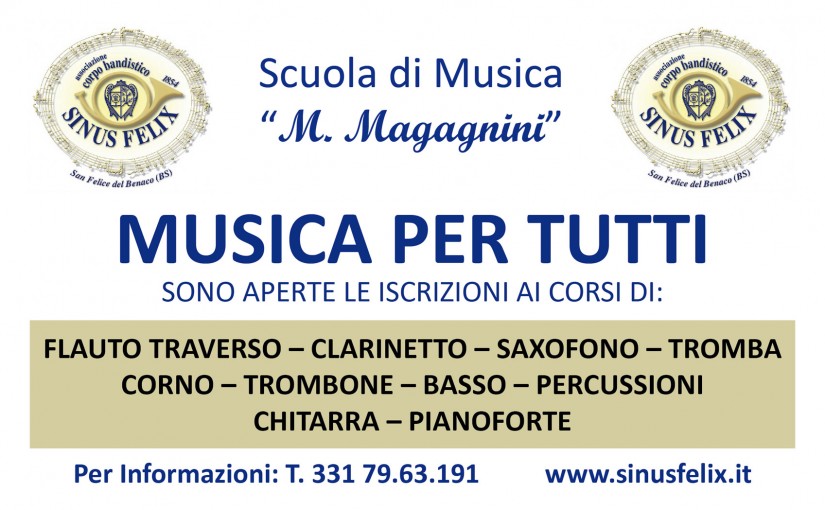 Musica per tutti, scuola di musica “M. Magagnini”