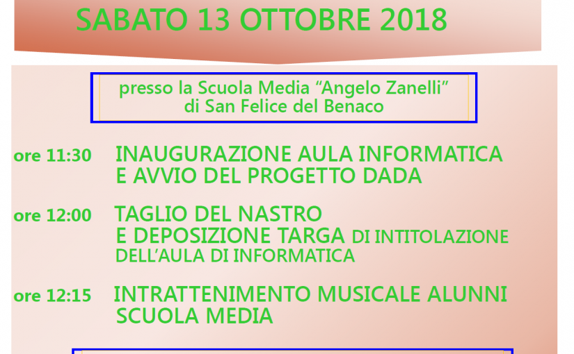 Concerto per inauguarazione aula informatica