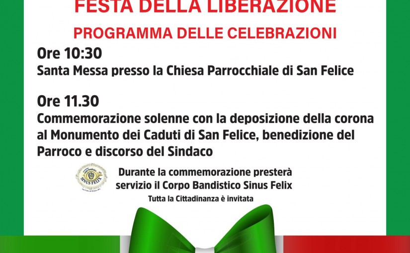 Celebrazioni 25 Aprile 2023