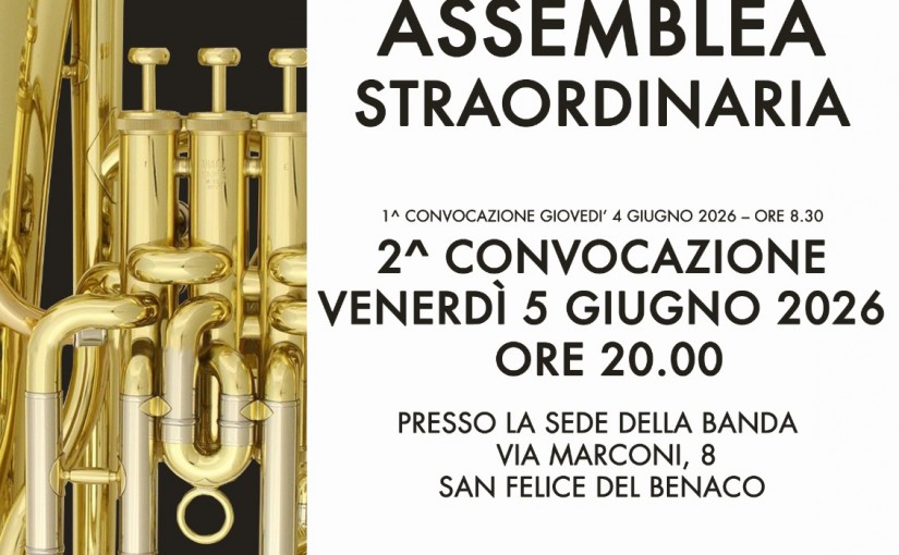 Assemble straordinaria 2026